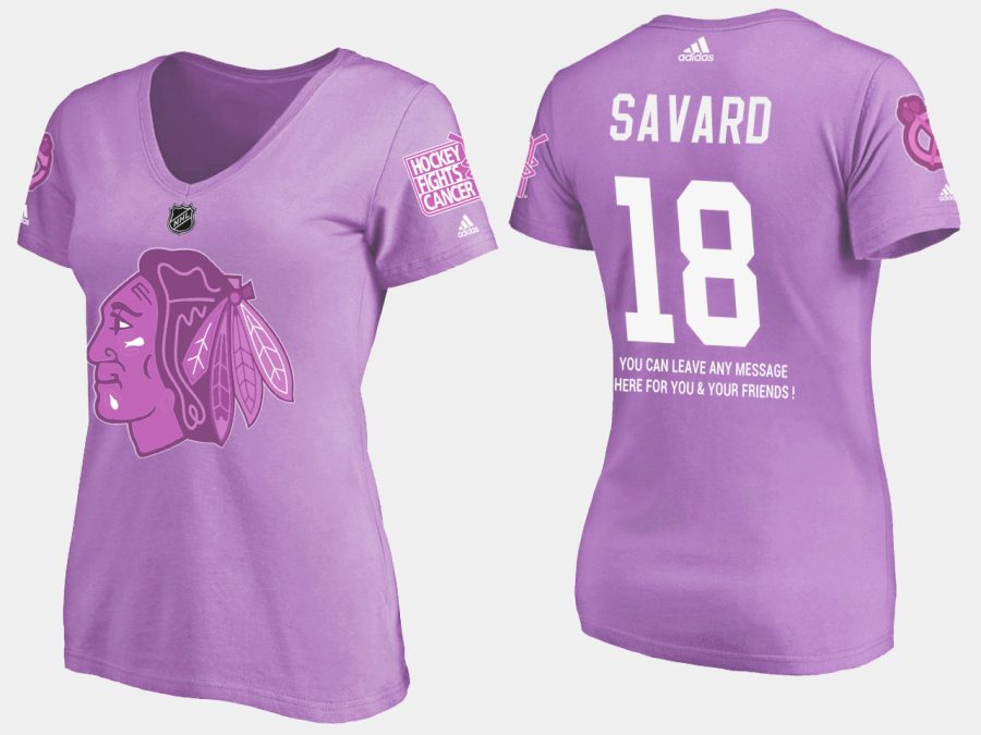 women retired blackhawks denis savard fights cancer purple t shirt