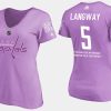 women retired capitals rod langway fights cancer purple t shirt