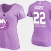 women retired islanders mike bossy fights cancer purple t shirt