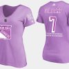 women retired rangers rod gilbert fights cancer purple t shirt