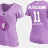 women retired senators daniel alfredsson fights cancer purple t shirt