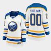 women sabres custom white away premier breakaway jersey