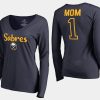 women sabres mothers day number 1 mom long sleeve t shirt