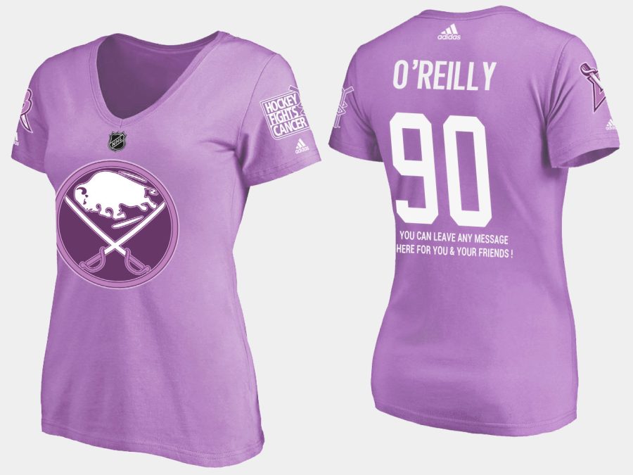 women sabres ryan oreilly fights cancer purple t shirt