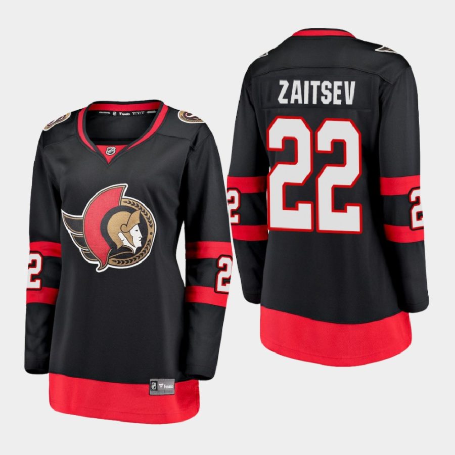 women senators nikita zaitsev black 2020 21 home premier jersey