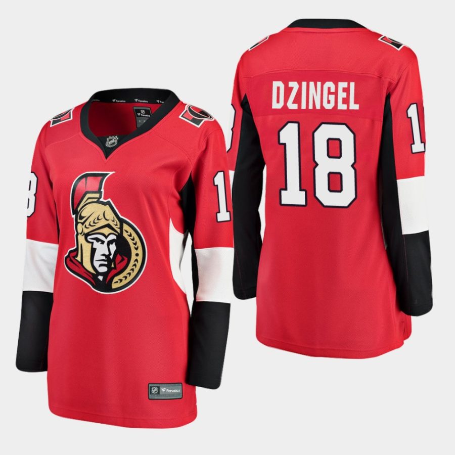 women senators ryan dzingel home breakaway player jersey