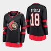 women senators tim stutzle black 2021 home jersey