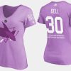 women sharks aaron dell fights cancer purple t shirt