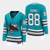 women sharks brent burns teal 2020 21 heritage 30th anniversary premier jersey