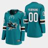 women sharks custom home breakaway player jersey