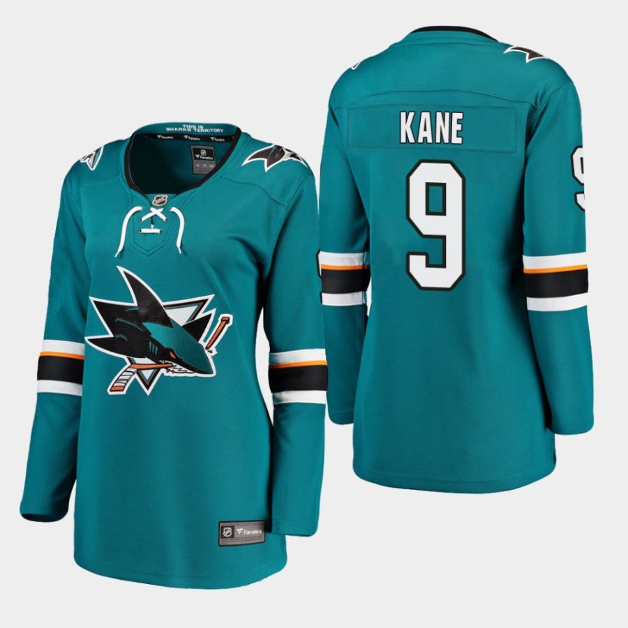 women sharks evander kane home breakaway player jersey