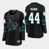 women sharks marc edouard vlasic black alternate breakaway player jersey