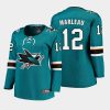 women sharks patrick marleau teal 2020 21 home breakaway player jersey