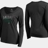 women stars black graceful long sleeve v neck t shirt