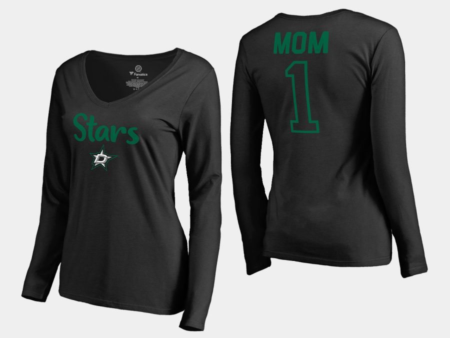 women stars mothers day number 1 mom long sleeve t shirt