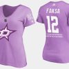 women stars radek faksa fights cancer purple t shirt