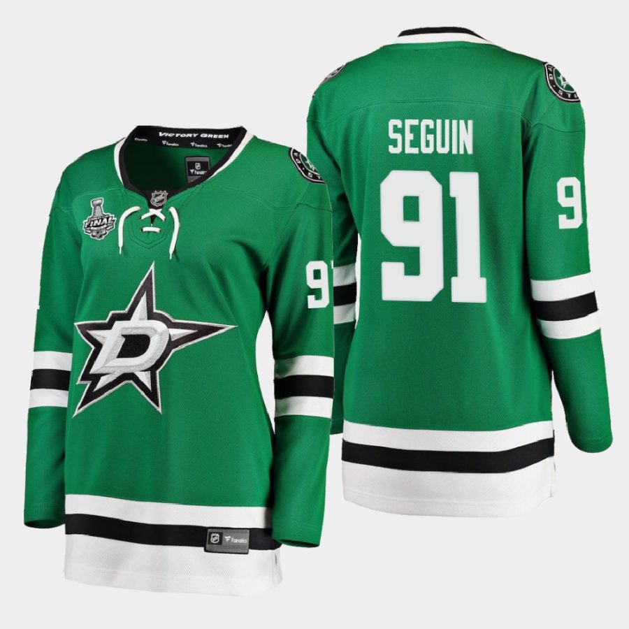 women stars tyler seguin green 2020 stanley cup final home breakaway player jersey