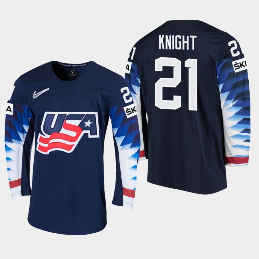 women usa team hilary knight 2019 iihf world championship black player jersey