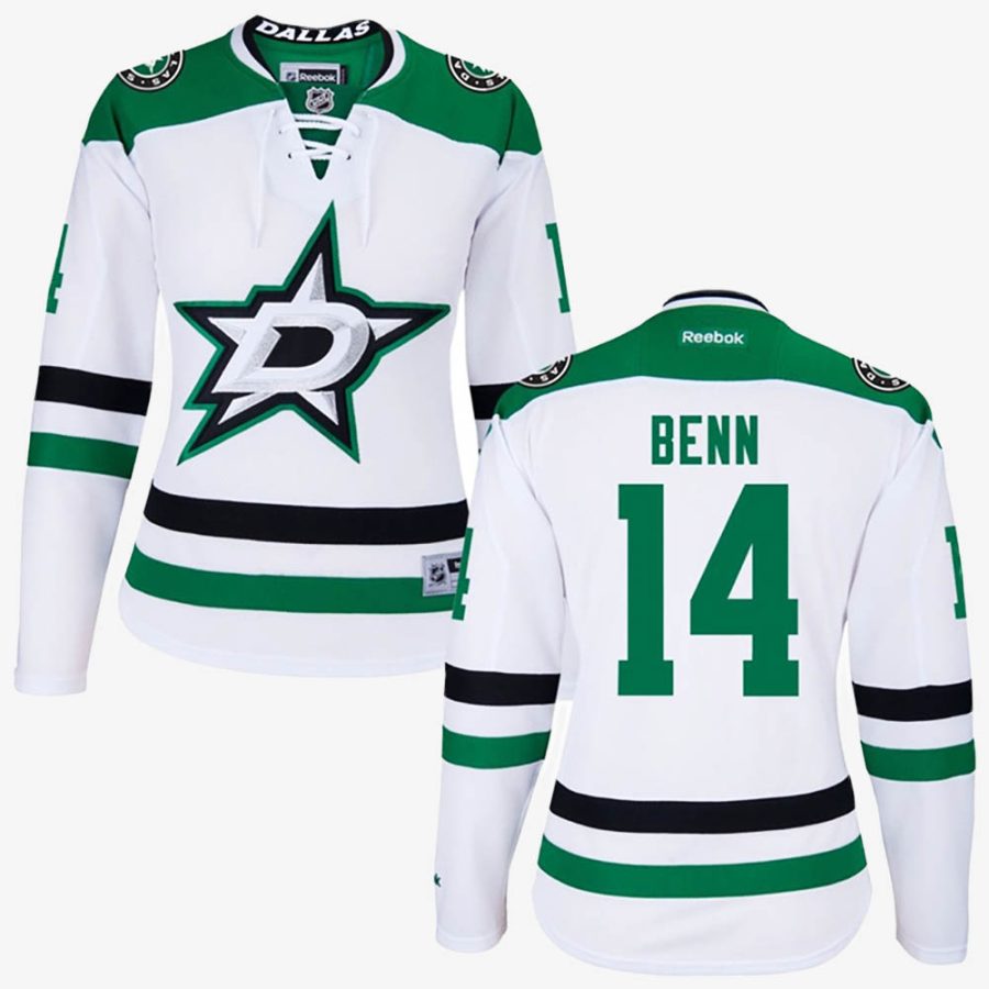 women white stars jamie benn 14premier away jersey