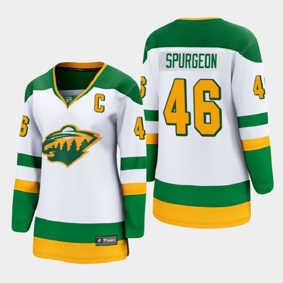 women wild jared spurgeon white 2021 special edition jersey