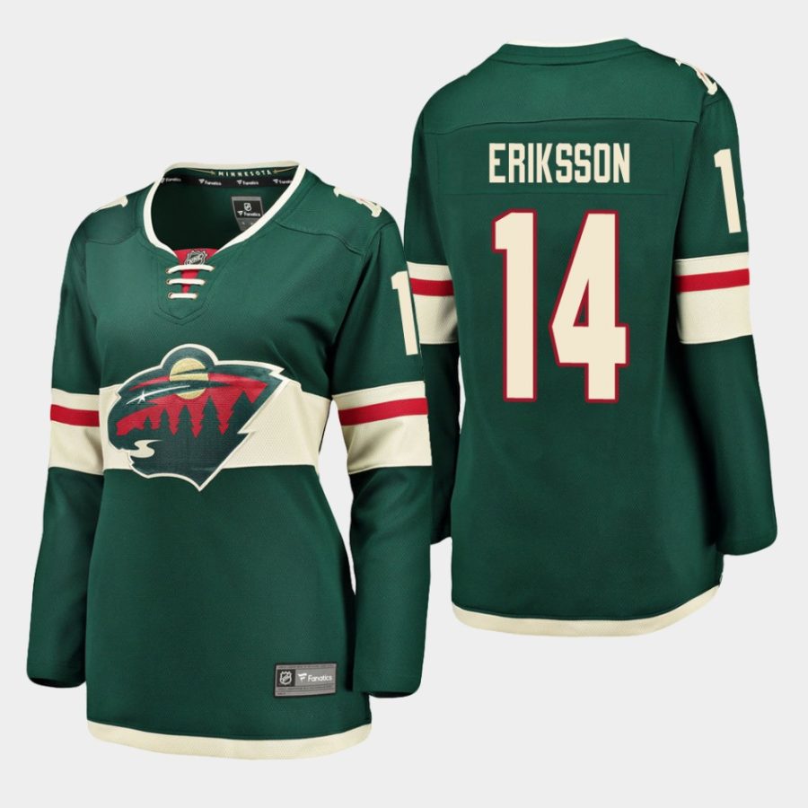 women wild joel eriksson ek home breakaway player jersey