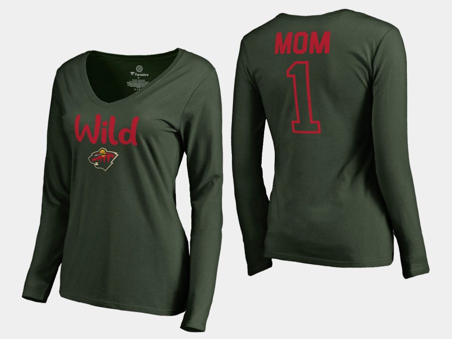 women wild mothers day number 1 mom long sleeve t shirt