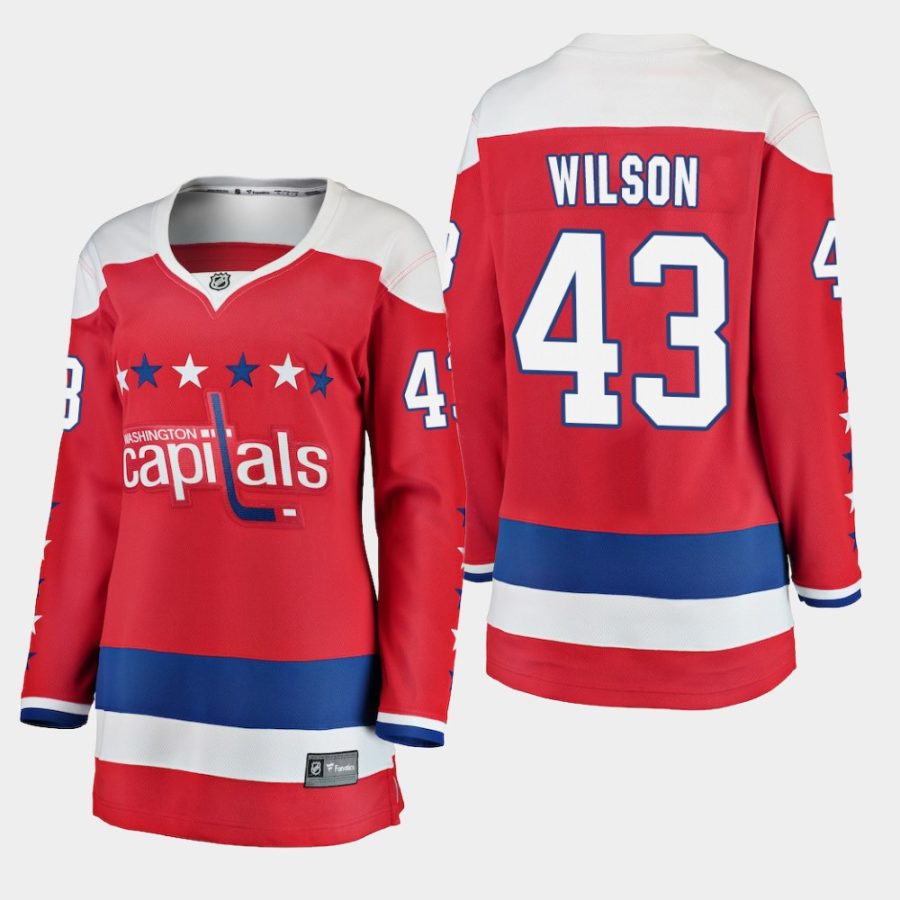 womens capitals tom wilson 2018 19 alternate fanatics branded breakaway jerseyred