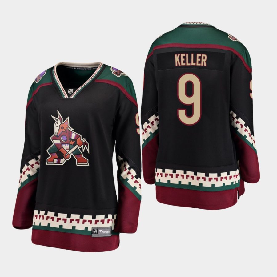 womens coyotes clayton keller 2019 heritage alternate breakaway player jerseyblack