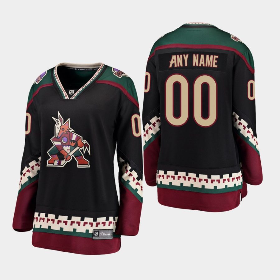 womens coyotes custom 2019 heritage alternate breakaway jerseyblack