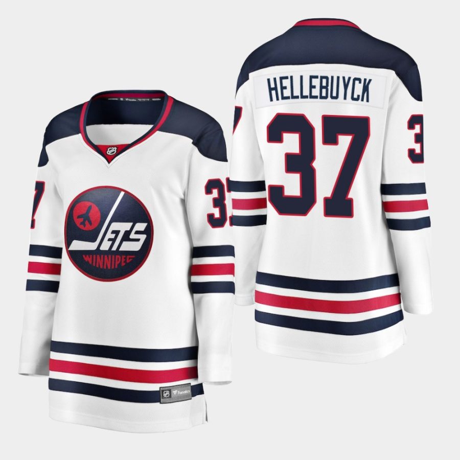 womens jets connor hellebuyck 2019 heritage fanatics breakaway player jerseywhite 0a