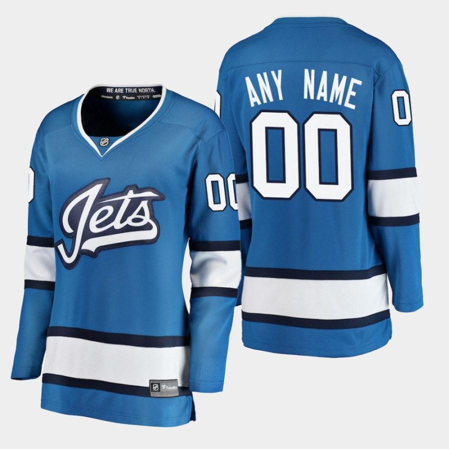 womens jets custom 2018 19 alternate fanatics branded breakaway jerseyblue