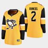 womens penguins chad ruhwedel 2019 alternate breakaway jerseygold