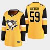 womens penguins jake guentzel 2019 alternate breakaway player jerseygold