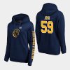 womens roman josi predators navy 2020 winter classic alternate logo hoodie