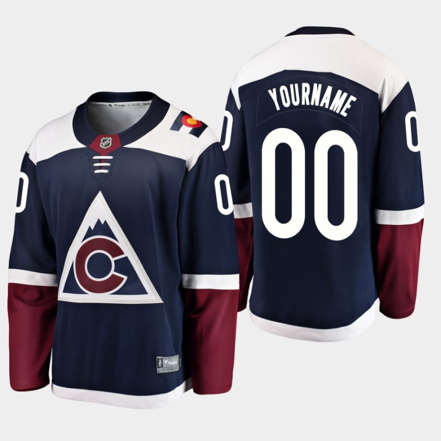 youth avalanche custom alternate breakaway player jersey