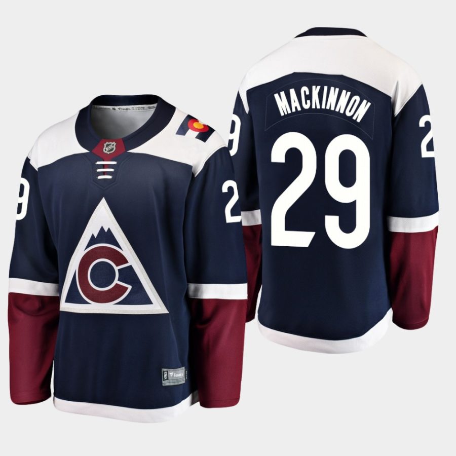 youth avalanche nathan mackinnon alternate breakaway player jersey