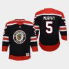 youth blackhawks connor murphy black 2020 21 reverse retro special edition replica jersey