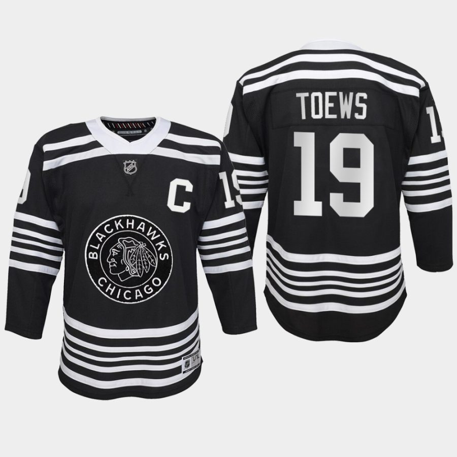 youth blackhawks jonathan toews alternate premier player jersey