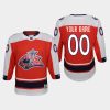 youth blue jackets custom red 2020 21 reverse retro replica jersey