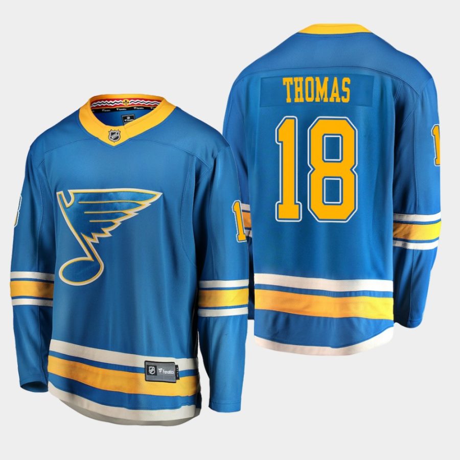 youth blues robert thomas alternate breakaway player jersey