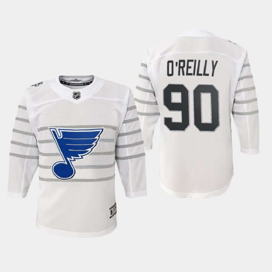 youth blues ryan oreilly white 2020 nhl all star game premier player jersey