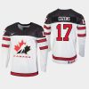 youth canada team dylan cozens 2019 iihf world u18 championship white player jersey