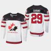 youth canada team dylan garand 2019 iihf world u18 championship white player jersey