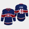 youth canadiens paul byron royal 2020 21 reverse retro special edition replica jersey