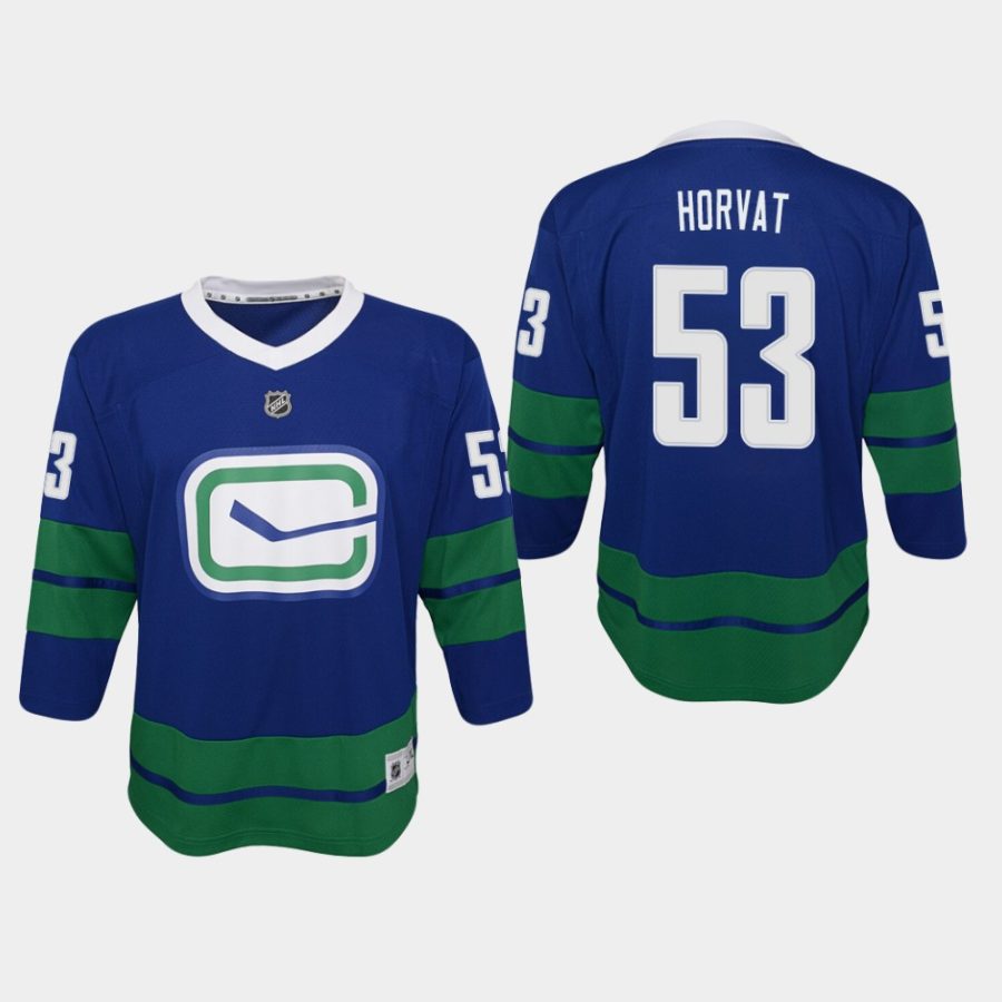 youth canucks bo horvat alternate premier jersey