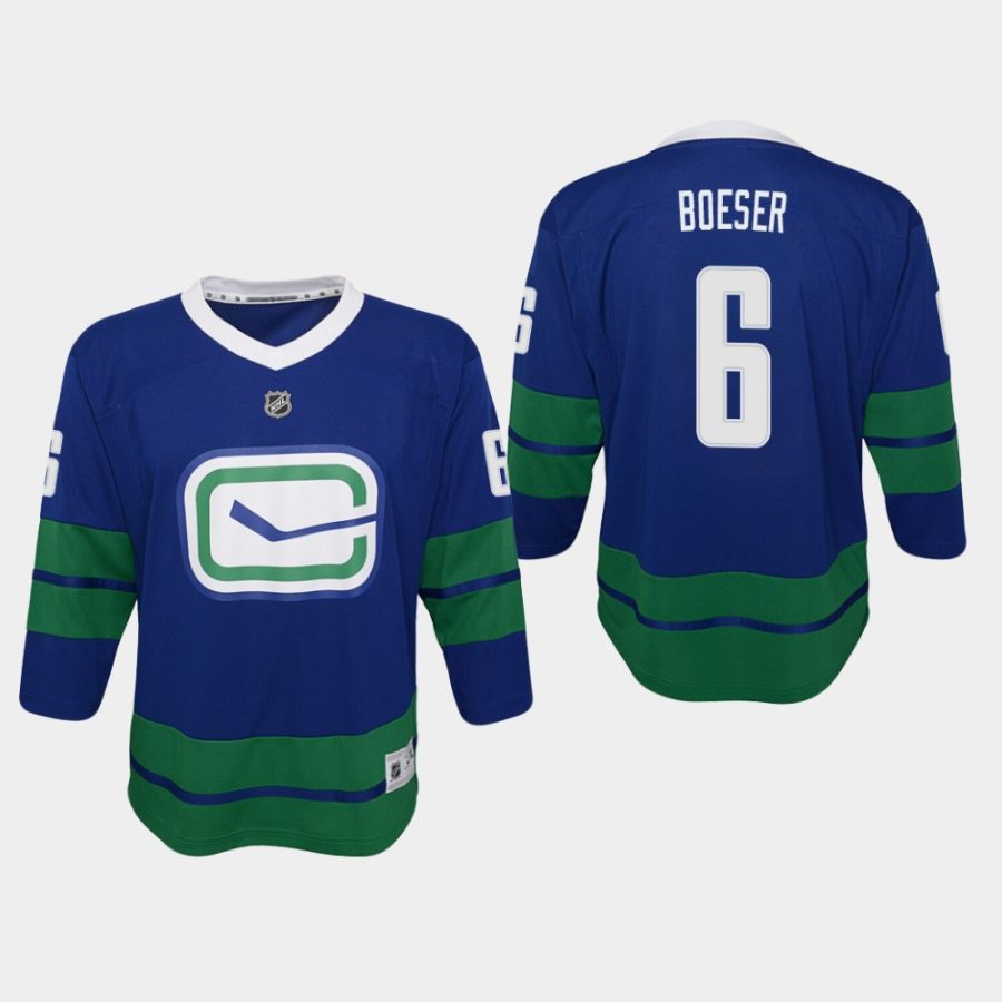 youth canucks brock boeser alternate premier jersey