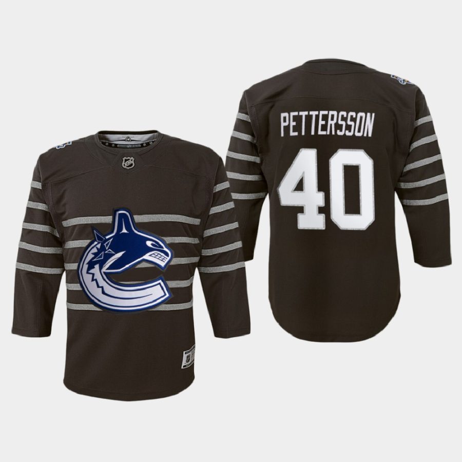 youth canucks elias pettersson gray 2020 nhl all star game premier player jersey