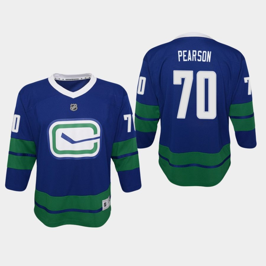 youth canucks tanner pearson alternate premier jersey