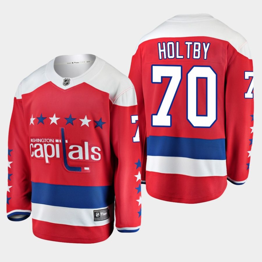 youth capitals braden holtby red alternate breakaway player jersey