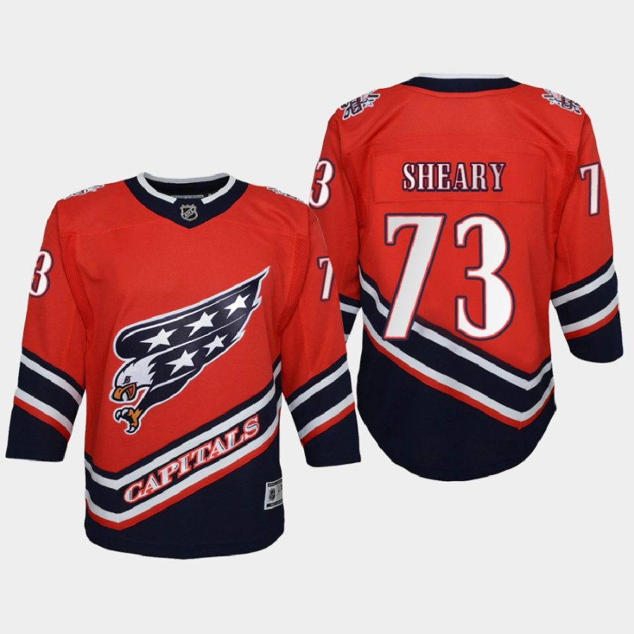 youth capitals conor sheary red 2020 21 reverse retro jersey